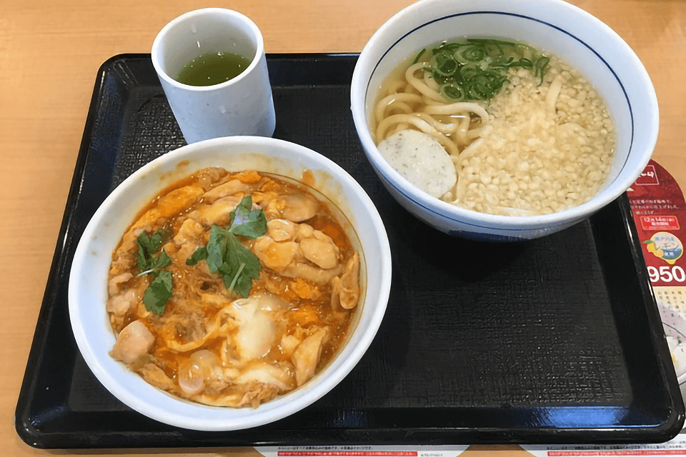なか卯の人気メニュー